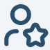 About company facts user star icon
