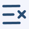 Icon van de uitsluitingslijst