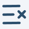 Exclusion list icon