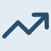 Why trending up icon