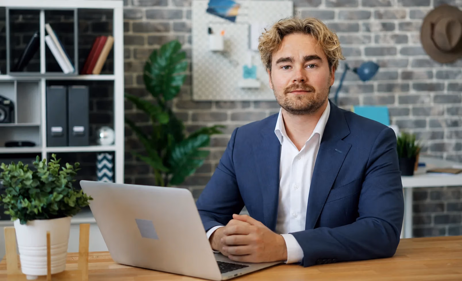 Professional in a suit