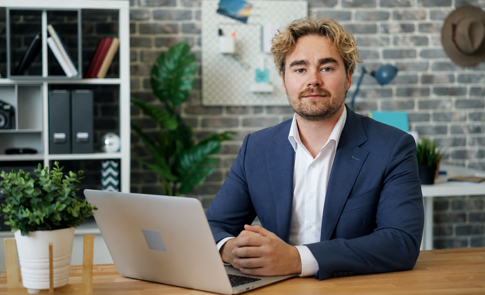 Professional in a suit